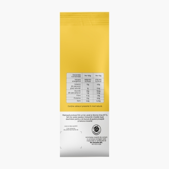 Snacks Sănățele BIO din linte și piper, fără gluten 40g