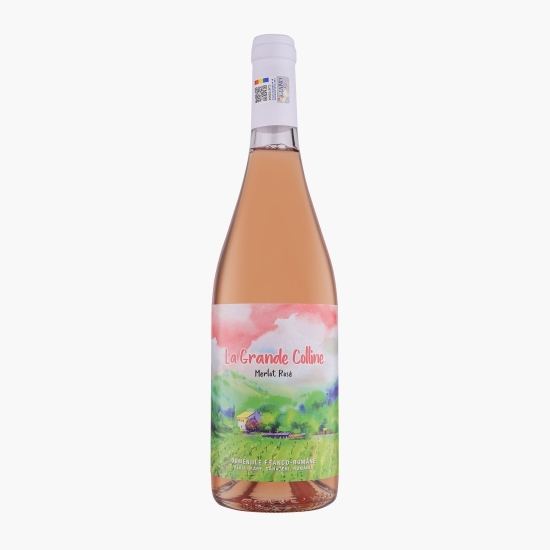Vin rose demidulce Merlot, 13%, 0.75l