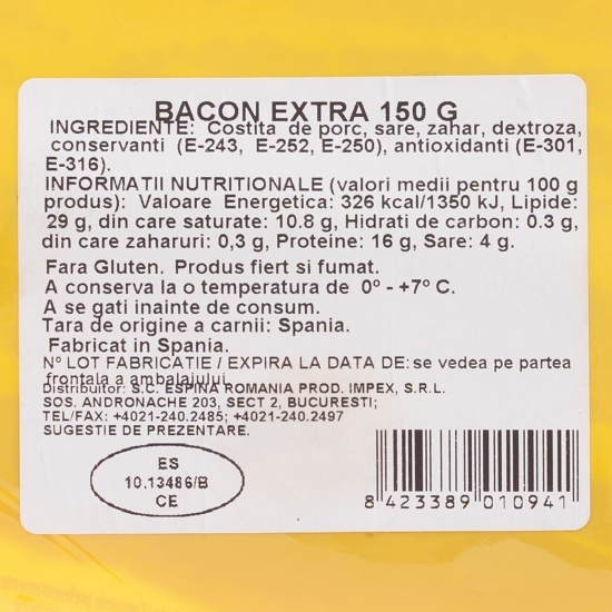 Bacon 150g
