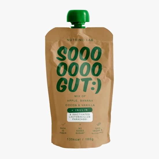 Piure cu măr, banană, cacao și vanilie 180g