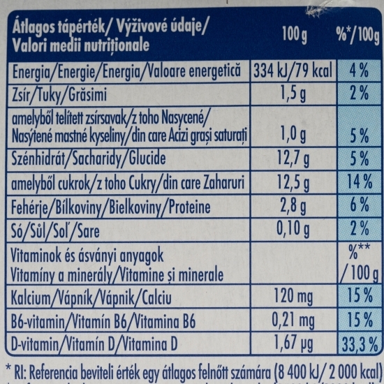 Iaurt de băut multifruct cu vitamine 8x100g