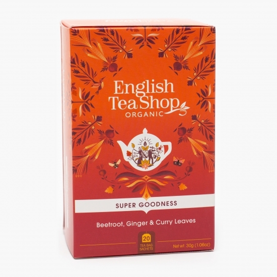 Ceai eco sfeclă roșie, ghimbir și frunze curry 30g