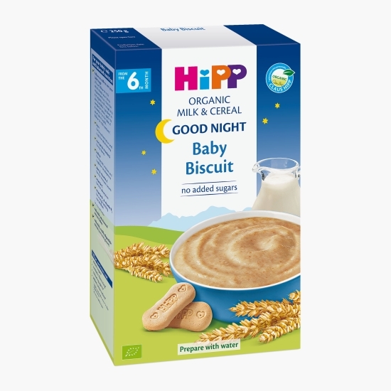 Cereale eco Noapte bună, primul biscuit al copilului +6 luni, 250g