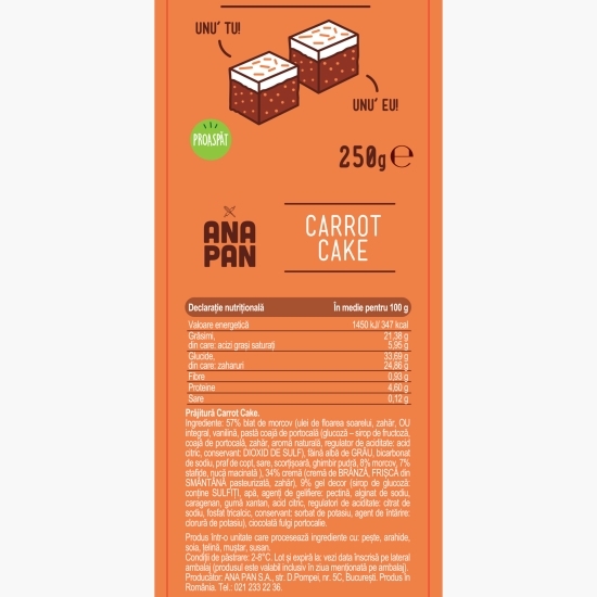 Prăjitură Carrot Cake 250g