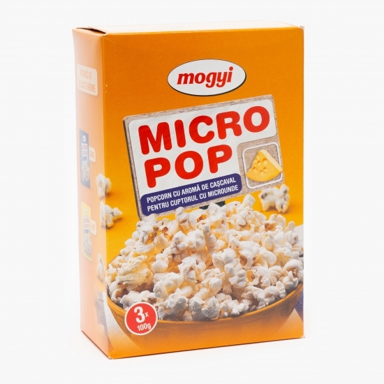 Popcorn cu aromă de cașcaval Micropop 3x100g