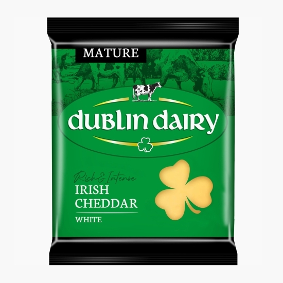 Brânză Irish Cheddar White (alb) maturată 200g