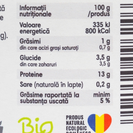 Brânză eco de vacă 175g