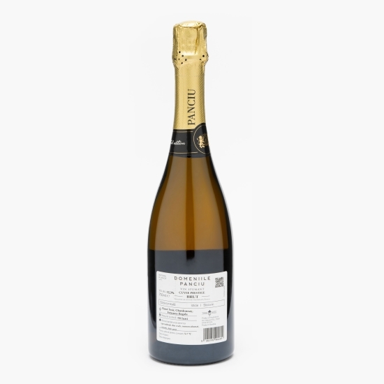 Vin spumant alb brut Cuvée Prestige, 12.3%, 750ml
