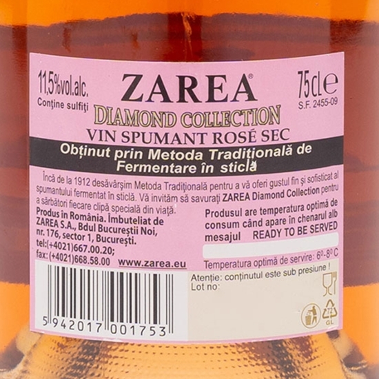 Vin spumant rose sec 0.75l