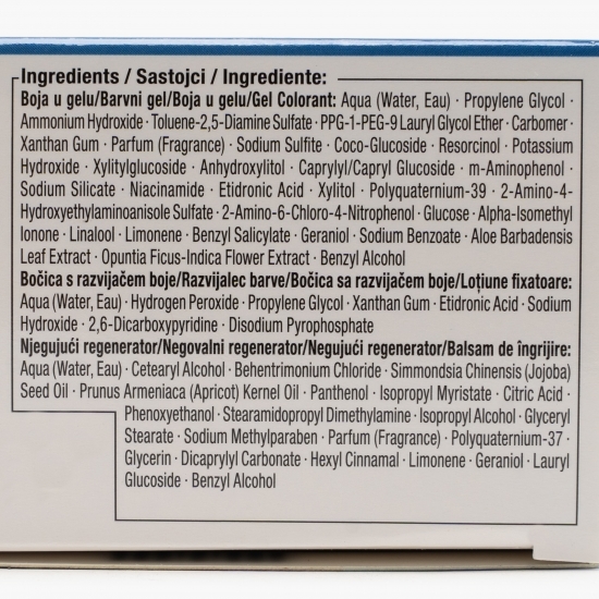 Vopsea de păr permanentă sub formă de gel 4.0 Dark mocca 142.5ml