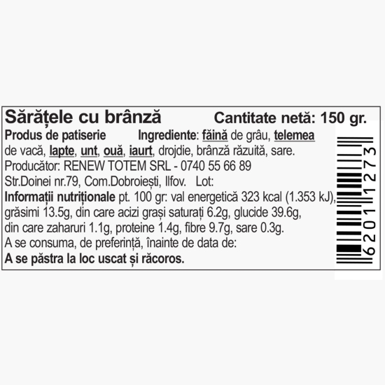 Sărățele cu brânză 150g