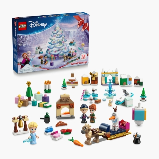 Calendar de Advent, 43273 Disney Princess, 231 piese, +5 ani