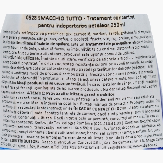 Tratament pentru îndepărtarea petelor 250ml