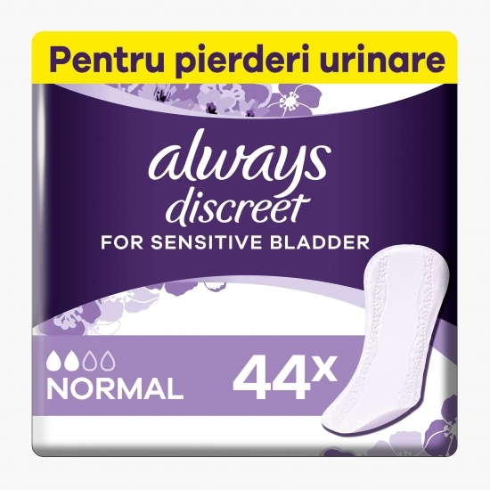 Absorbante zilnice pentru incontinența urinară, normal 44 buc