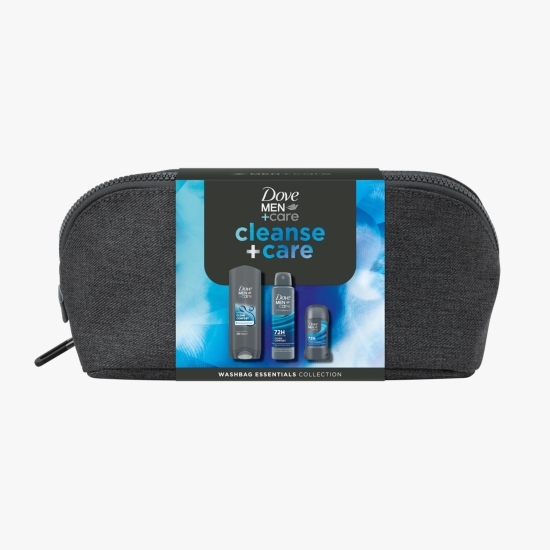 Set cadou pentru bărbați Cleanse+Care: deodorant spray Clean Comfort 150ml + gel de duș Clean Comfort 250ml + deodorant stick Clean Comfort 50ml