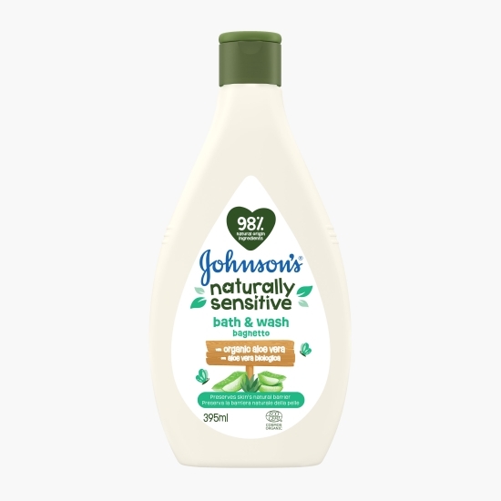 Șampon și gel de duș Naturally Sensitive 395ml