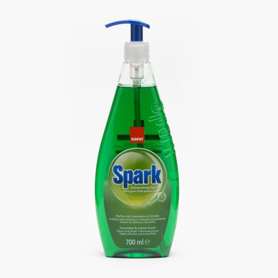 Detergent vase Spark cu parfum de castravete și lămâie 700ml 