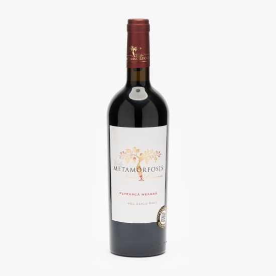 Vin roșu sec Fetească Neagră, 15%, 0.75l