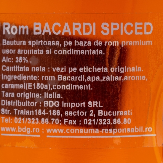 Rom Spiced 35% alc. 1l