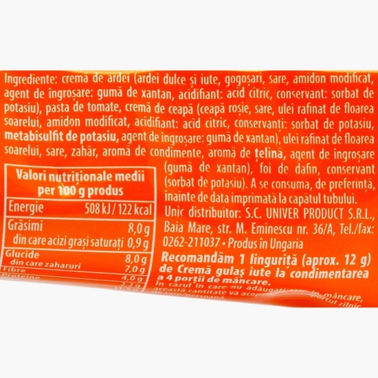 Cremă gulaș iute 70g