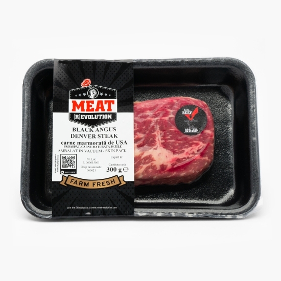 Denver steak de Black Angus din SUA, maturat 30 zile 300g