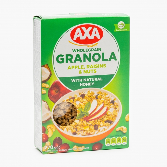 Cereale uscate musli crocante cu miere fructe și nuci Granola 270g