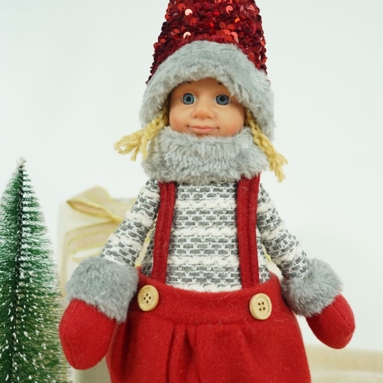 Ornament de Crăciun păpușă, 58cm