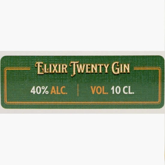 Elixir Twenty Gin, 40% alc., 100ml