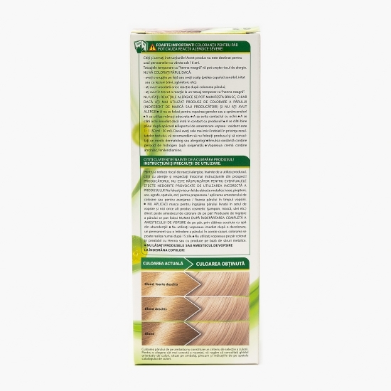 Vopsea permanentă pentru păr Natura 9.2 Blond irizat 100ml