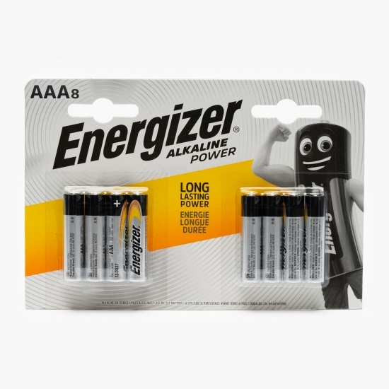 Baterie Alkaline Power E92 AAA/LR03, 8 buc