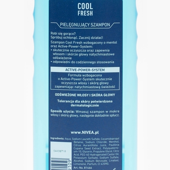 Șampon  pentru bărbați Men Cool Fresh 400ml