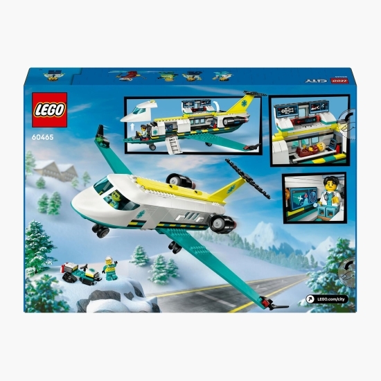 Avion-ambulanță pentru urgențe, 60465 City, 403 piese, +6 ani
