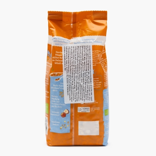 Musli eco crocant cu ovăz și alune de pădure, fără gluten 300g