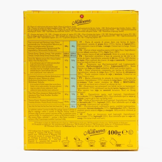 Paste Penne Rigate cu făină de lupin 400g