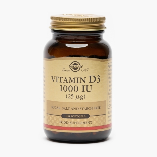 Vitamina D3 1000 IU 100 capsule moi