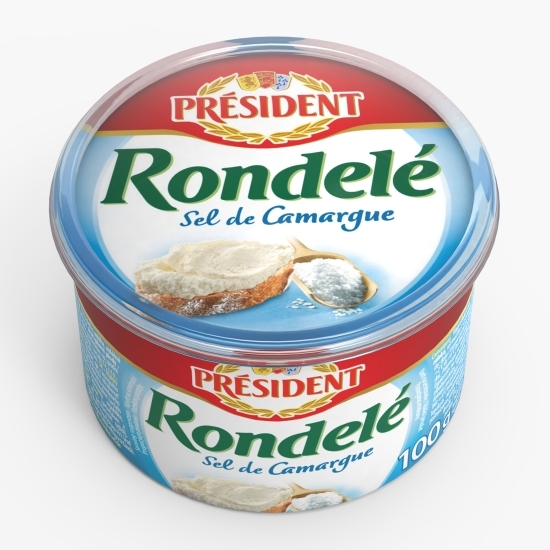 Cremă de brânză aerată Rondelé cu sare de Camargue 100g