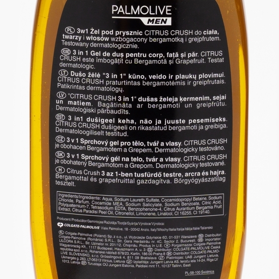 Gel de duș Men Citrus Crush 3 in 1, 500ml