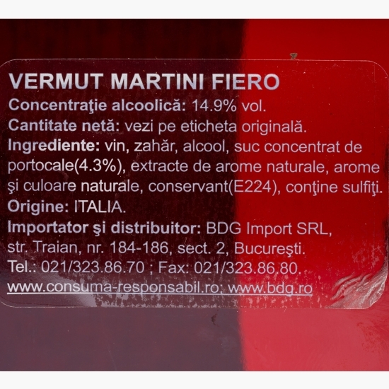 Vermut Fiero 14.9% alc. 0.75l