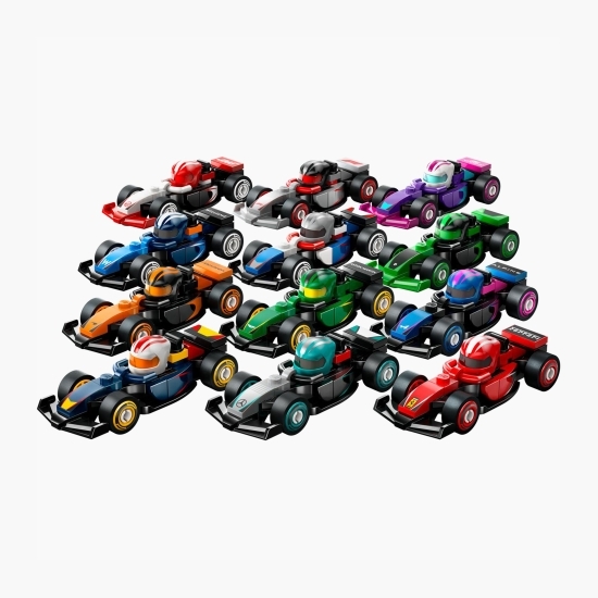 Mașină de curse F1® de colecție, 71049 Minifigures, 29 piese, +6 ani, diverse modele