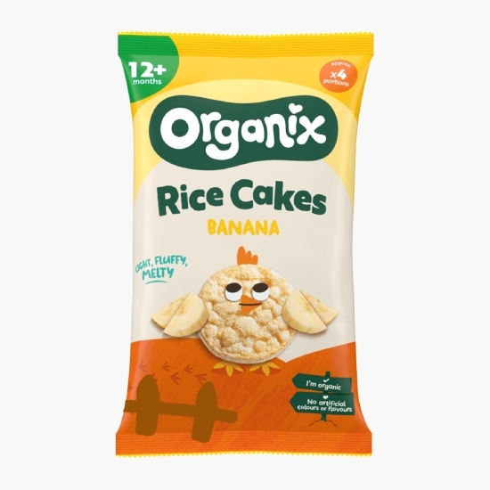 Rondele ECO din orez cu banane, 12+ luni, 40g