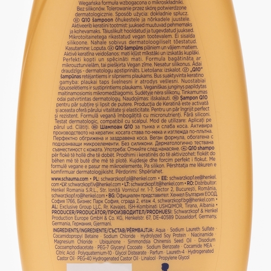 Șampon Q10 pentru păr subțire 400ml