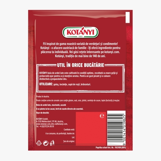 Boia de ardei iute 25g