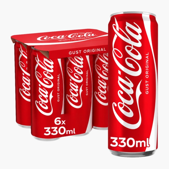 Băutură carbogazoasă cola doză 6x330ml