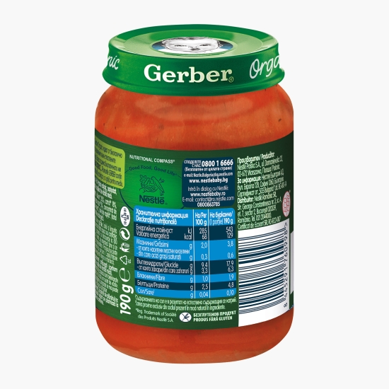 Cartofi dulci cu pui și legume eco, +10 luni, 190g