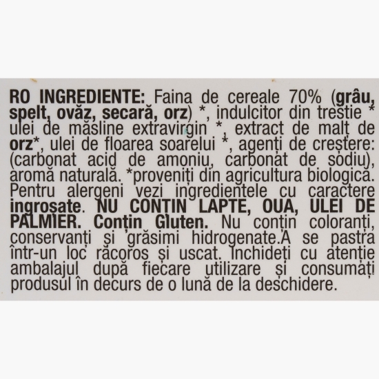 Biscuiți eco pentru copii, 5 cereale, +6 luni, 100g