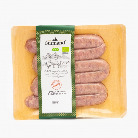 Cârnați din carne de porc eco 300g