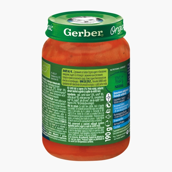 Cartofi dulci cu pui și legume eco, +10 luni, 190g