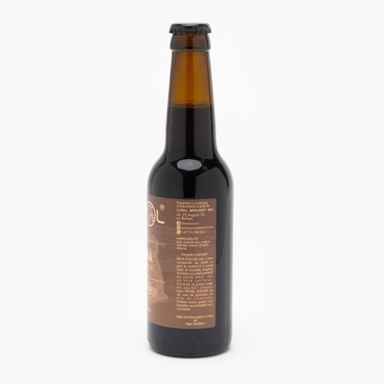 Bere brună roșcată nefiltrată și nepasteurizată sticlă 0.33l