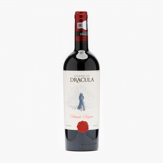 Vin roșu sec Legend of Dracula Fetească Neagră, 14%, 0.75l