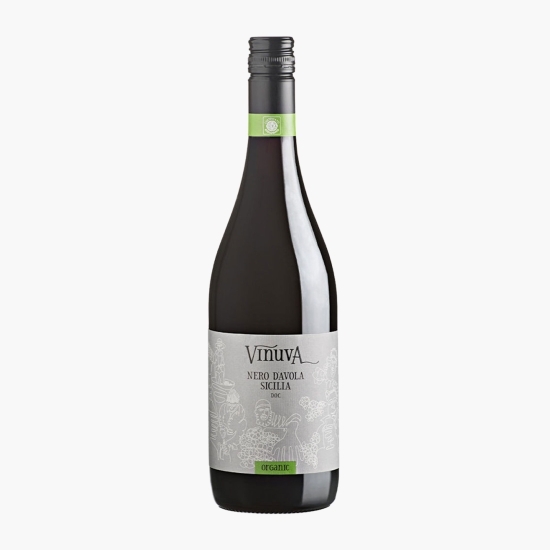 Vin eco roșu sec Nero D'Avola Sicilia, 13%, 0.75l